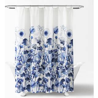 Frodig indretning x 72 Navy Zuri Flora Broes Gardin-Fabric Watercolor Floral Print Design