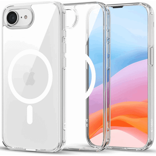 Tech-Protect Flexair Hybrid Cover - iPhone 16e - MagSafe Kompatibel - Gennemsigtig