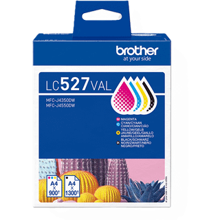 4-Pak B/C/M/Y patroner - Brother - LC527 - 1x1.300 + 3x900 sider