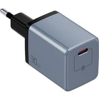 NEXTBATT 30W GaN USB-C hurtigoplader – sort/grå