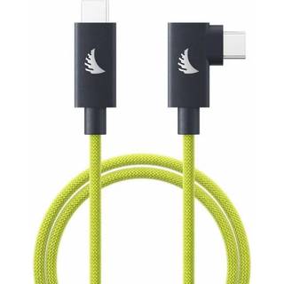 Angelbird Kabel - Solid Flex - Retvinklet - 32CM - USB-C 4.0 - Lime