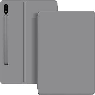 Samsung Galaxy Tab S8 / S7 - EIDERWOOD Kunstlæder Flip Cover m. Pen Holder - Grå