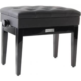 George Hennesey JBBH102-3/MB klaverbænk matt sort satin