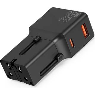 Mobile Origin Travel adapter 25W EU/US/UK/AU black