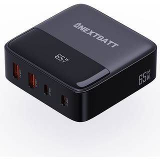 NEXTBATT GaN 65W Multiport USB-C/USB-A Hurtigoplader