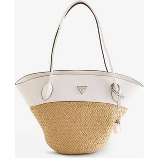 Guess Venere Shopper taske beige/hvid