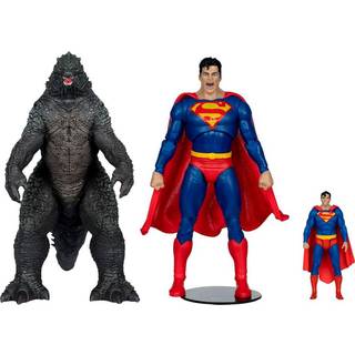 DC Justice League Monsterverse DC Multiverse Action Figures 2-Pack Superman Vs. Godzilla 30 cm