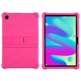 TCL Tab 10L/10 HD 4G silikoneetui med kickstand - hot pink