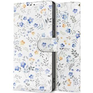 iPhone 16e Tech-Protect Pung Cover med Magnet og Stativ - Forårsblomster