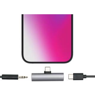 Linocell USB-C til USB-C og 3,5 mm lydadapter