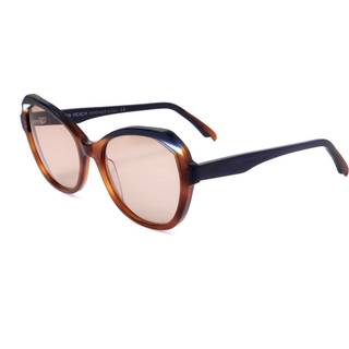 Silvian Heach Armor Sun 2082 52 Solbriller Kvinder Tortoiseshell - Shiny Brown Tortoise Blue Laminate - 52mm