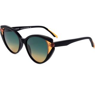 Silvian Heach Taryn Sun 20109 51 Solbriller Kvinder Black - Black Yellow Orange Laminate - 51mm