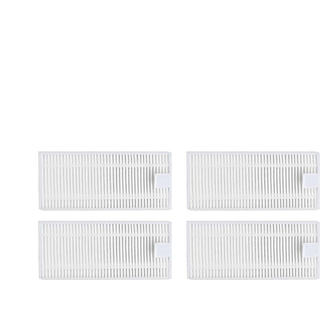 4 stk. til Alpha 2 Pro robotstøvsugere sidebørste HEPA-filter