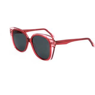 Silvian Heach Lace Sun 20100 52 Solbriller Kvinder Rød - Transparent Faded Red - 52mm