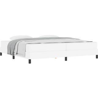 Seng Med Madras Ren Hvid 200 X 200 Cm Kunstlæder