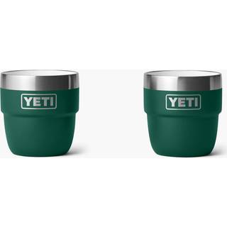 Yeti Rambler 177 ml Stackable Mugs 2-pack Black Forest Green, 117 ml