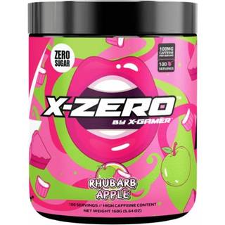 X-Gamer X-Zero Rhubarb Apple - 100 Portioner
