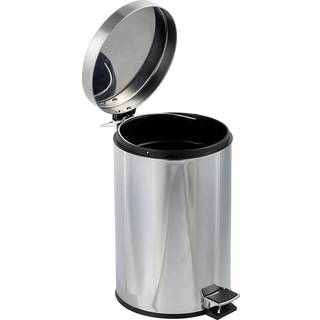 Pedalspand 3 liter - sølv, rustfrit stål