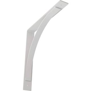 Ekena Millwork BKTM03X22X22MOPWH Steel Bracket Morris 3 """" W x 22 """" D X 22 """" H White Primer