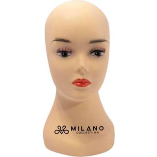 Milano Collection 12 """" Holdbar silikone Professionel parykstylinghoved kompatibel med T-Pins-stativ eller stativ