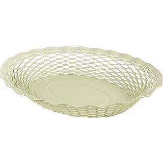 Roger Orfevre - Brødkurv oval | Creme | 2 størrelser - Stor