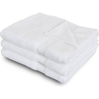 Bambus badelagen - 100x150 cm - Hvid - Bløde luksus håndklæder fra Excellent - By Borg