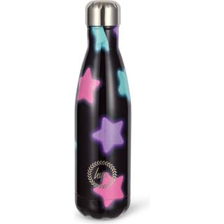 Hype Hype Hype Unisex Multi Star Glow termiske sorte drikkeflasker