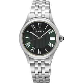 Seiko SUR611P1 Damenuhr Klassik Quarz Edelstahl/Grün