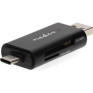 USB-C/USB-A 3.2 dobbelt kortlæser (SD/SDHC/SDXC)