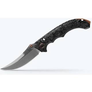 Mini Bedlam Stonewash foldekniv, Carbon Fiber