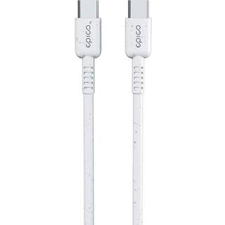 Epico Resolve 60W USB-C til USB-C Kabel PD - 1.2m - Hvid