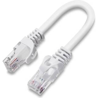 Nætverkskabel CAT6 15cm (hvid)