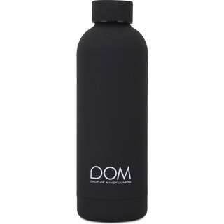 Drop Of Mindfulness Water Bottle Matte, 500 ml, Black