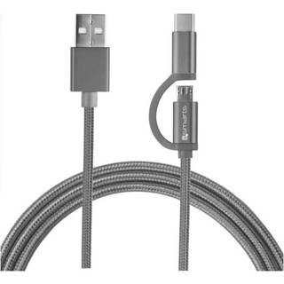4smarts USB type-C & micro-USB data cable combocord 2m