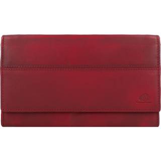 Geldbörse Leder Damen-Langbörse 18x11cm "Destressed"
