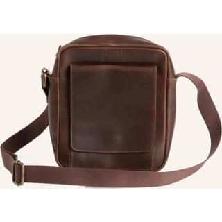 Buckle & Seam Crazy Horse Collector Crossover taske mørkebrun