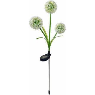 Solcelleblomst LED 3000K - Hvidløgsblomst