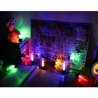 LED Solcelle Lyskæde med Multifarvede Pærer