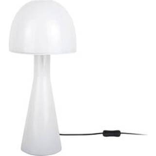 Leitmotiv Bombin bordlampe Ø20cm glas hvid
