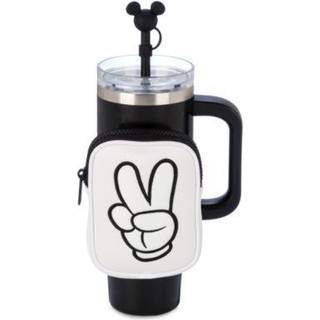 Mickey Mouse Stainless Steel Tumbler with Pouch - Multicolored