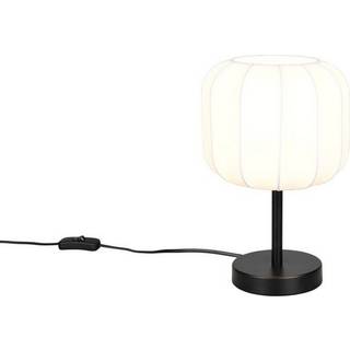 Japandi bordlampe sort med hvid - Madleine