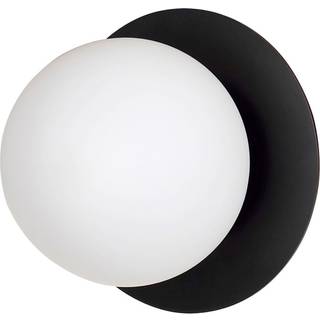 Minerva K1 Sort væglampe - Ø15 cm, E14, 230V, uden lyskilde
