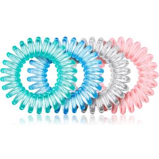 BrushArt Hair Rings Hårelastikker Clear Mix 4 stk. - 4 stk.