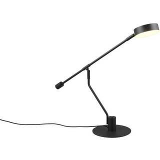 Manduro LED-skrivebordslampe, sort, metal, CCT-dæmper