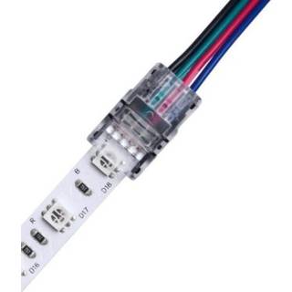 LED strip samler til løse ledninger - 10mm, RGB, IP65, 5V-24V