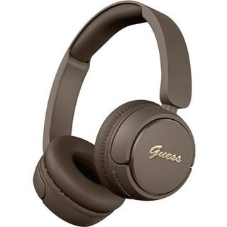 Guess Metal Logo Script Bluetooth 5.3 On-Ear hovedtelefoner - Brun