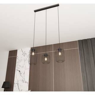 Vander 3 Sort pendellampe - Ø16 cm, E27, 230V, uden lyskilde