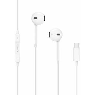 Tech-Protect UltraBoost USB-C In-Ear-høretelefoner - hvid
