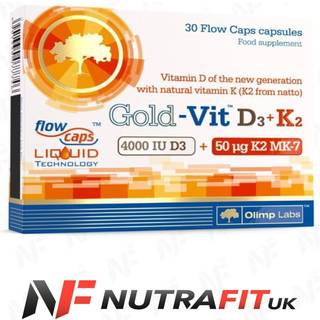 Olimp Labs - Gold-Vit D3+K2 2000 IU, 30 kapsler