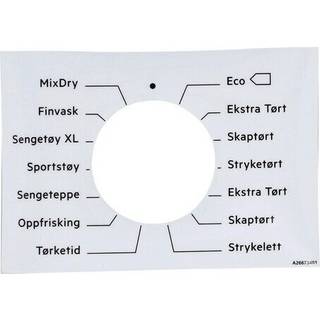 Electrolux programplade, knap, klæbestof 140266734015